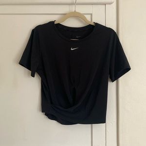 Nike Dri-FIT Women’s Twist Cropped Short Sleeve Top